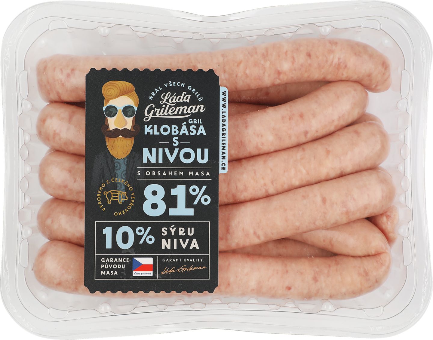 Gril klobásky s nivou