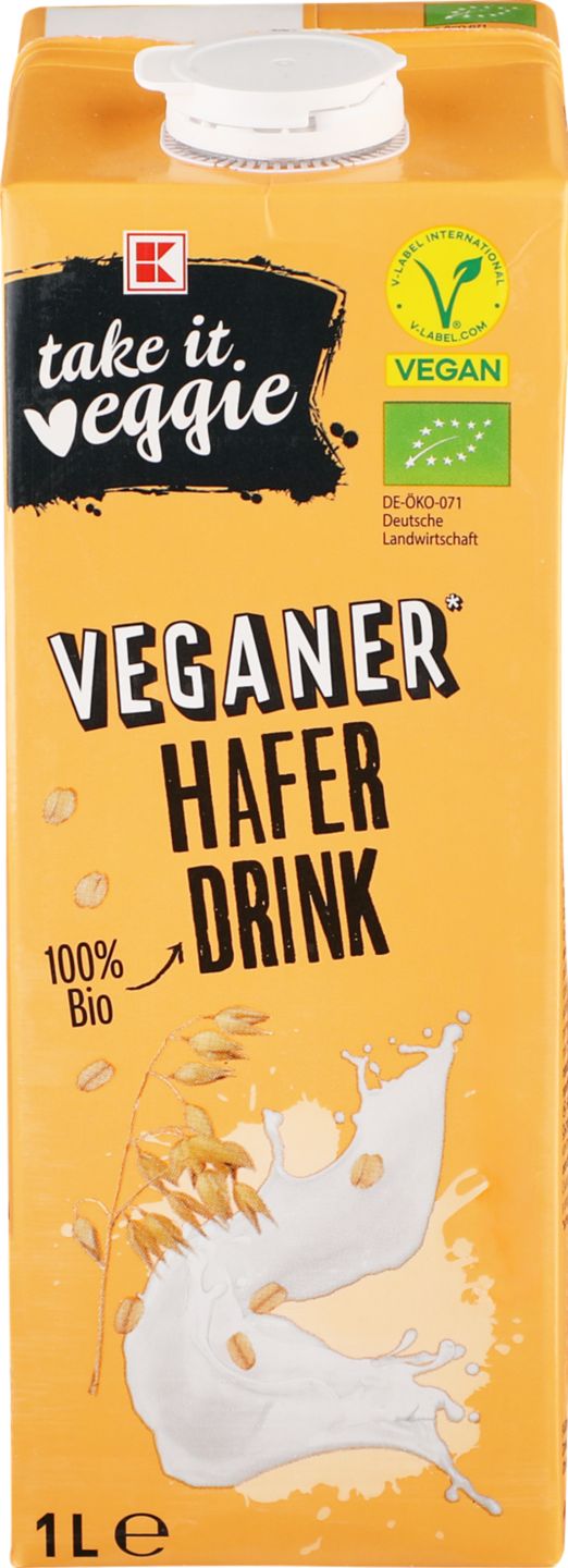 K-Take it veggie BIO Ovsený nápoj