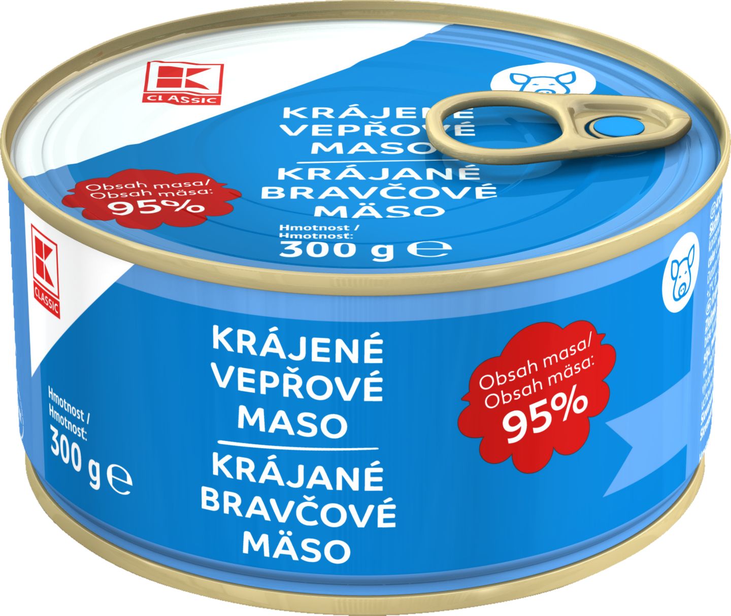 K-Classic Bravčové mäso krájané