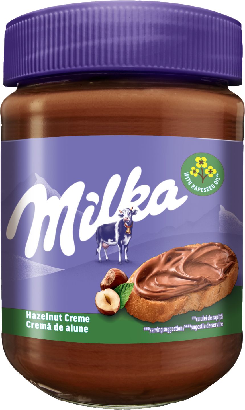 Изображение на Milka Лешниково-какаов крем