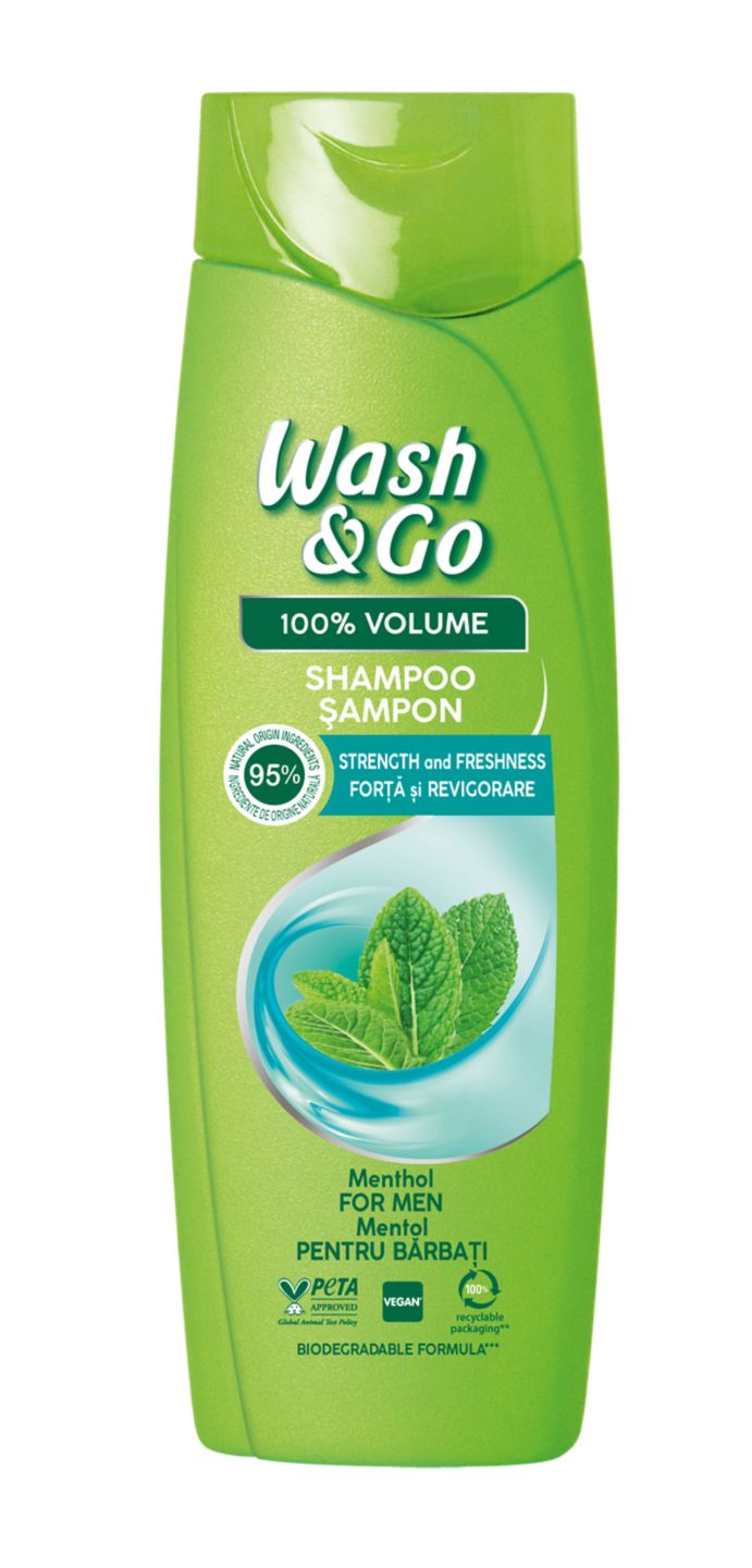 Изображение на Wash & Go Шампоан
Menthol