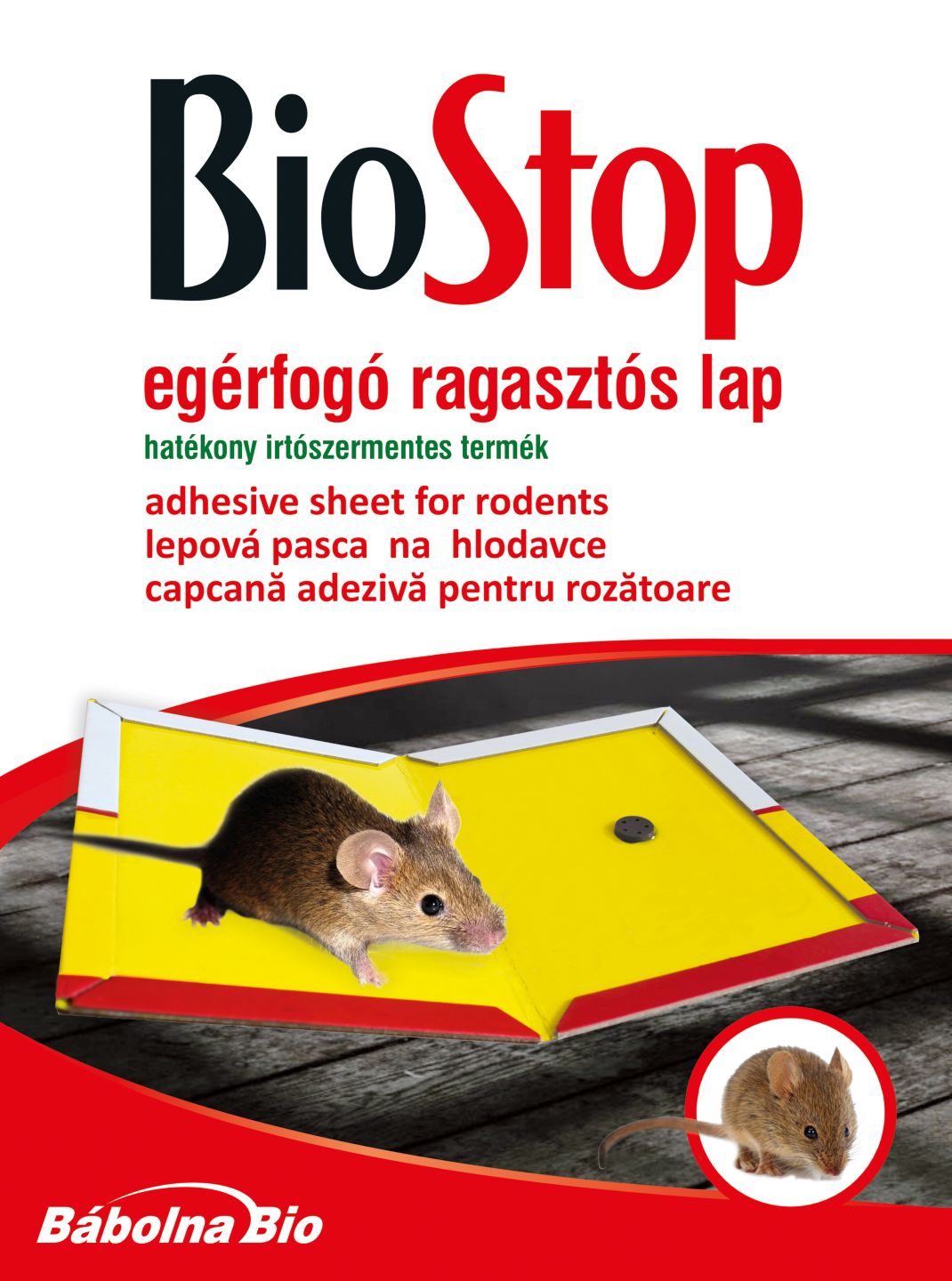 BioStop Lepová pasca na hlodavce