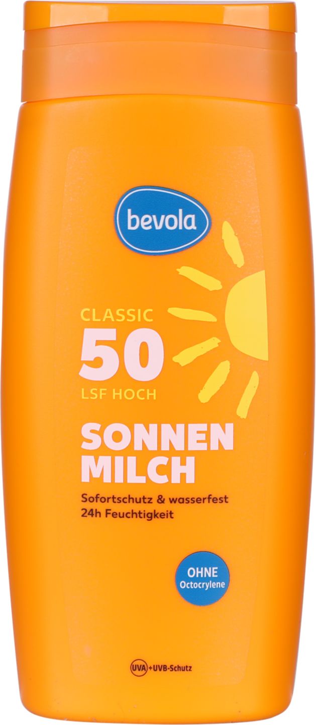 Bevola Mlieko na opaľovanie