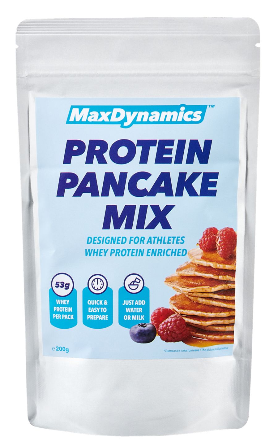 Изображение на Max Dynamics Протеинов микс за палачинки
или мъфини
