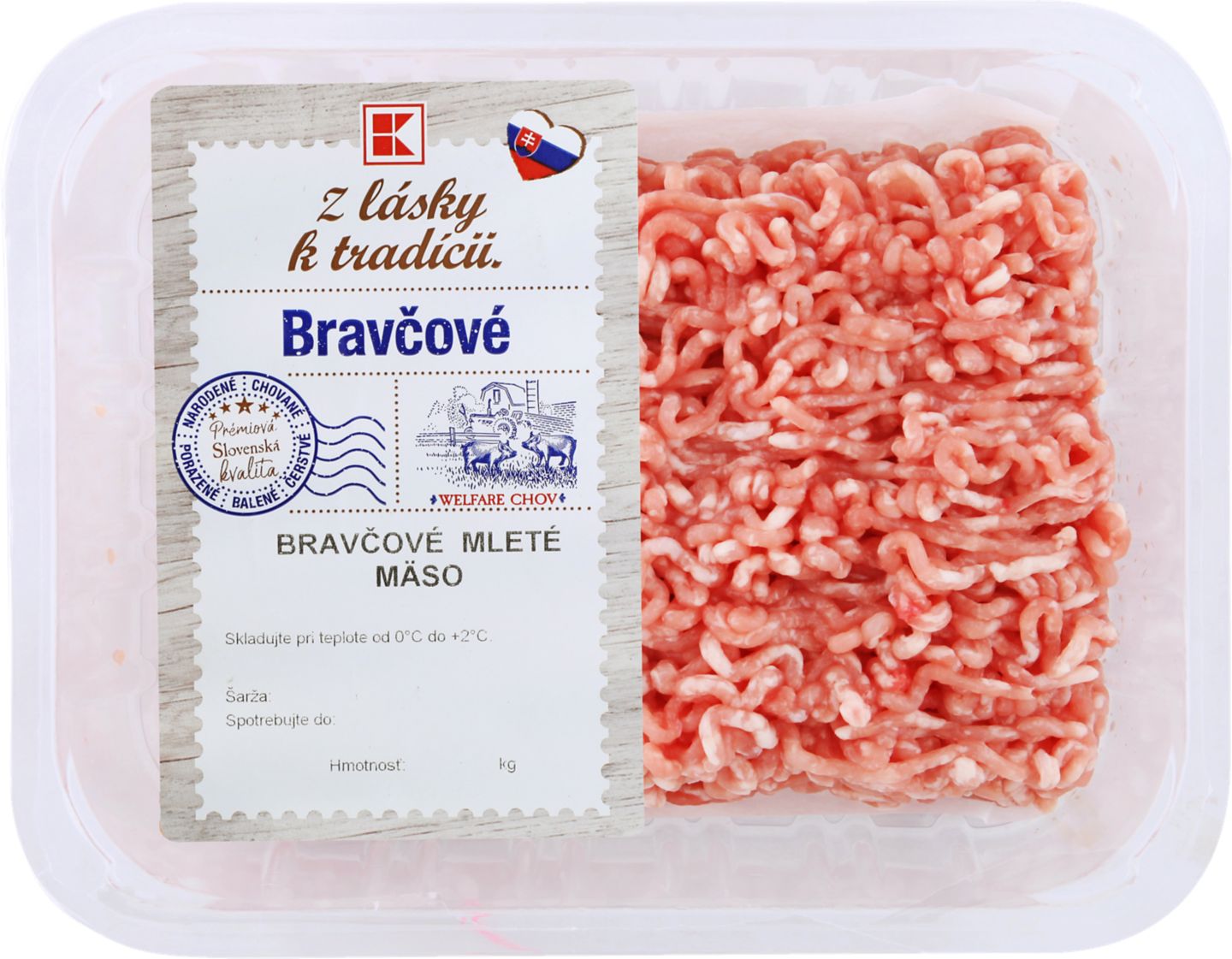 Z lásky k tradícií Mleté bravčové mäso