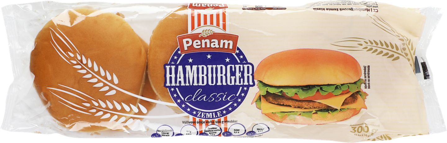 Penam Hamburgerové žemle