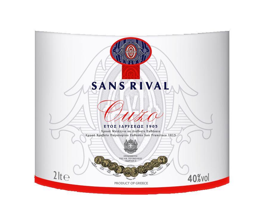 Изображение на Sans Rival Узо
40% vol