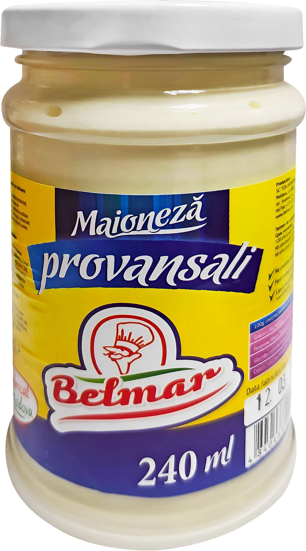 Afișarea ofertelor BELMAR Maioneză Provansali 240 ml