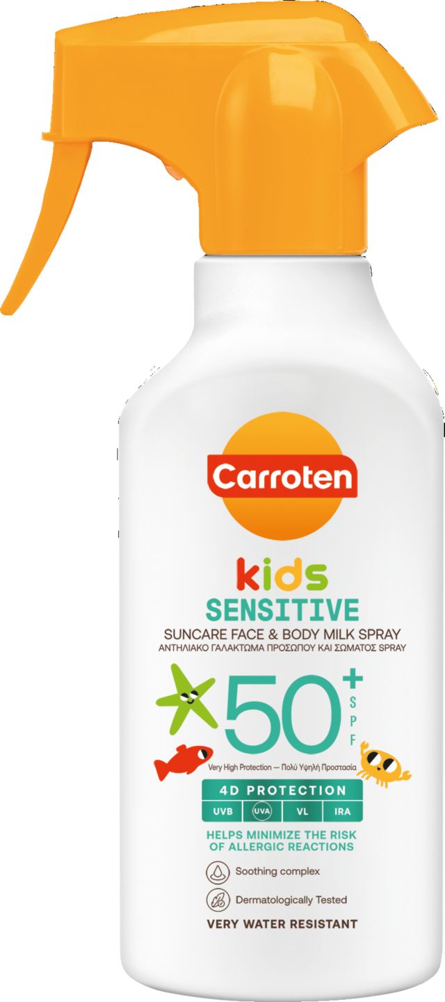 Изображение на Carroten Kids Слънцезащитно мляко спрей
SPF50+