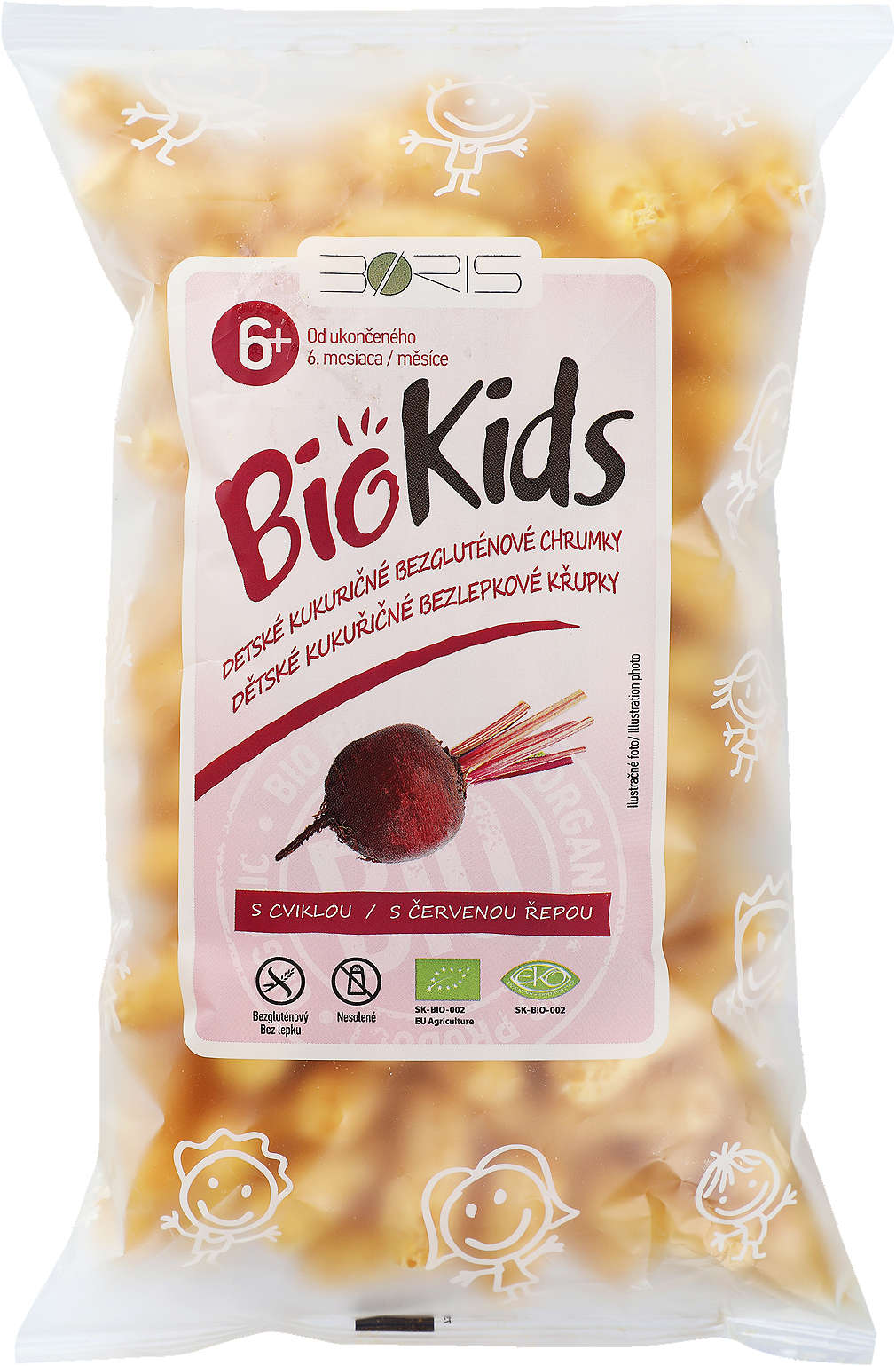 Zobrazenie výrobku BioKids BIO Detské kukuričné chrumky s cviklou
