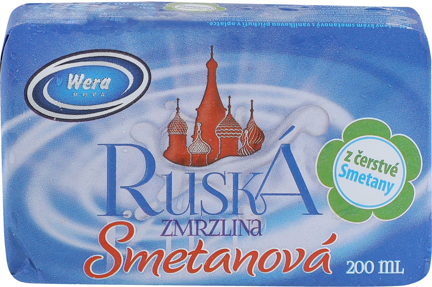 Ruská zmrzlina smotanová