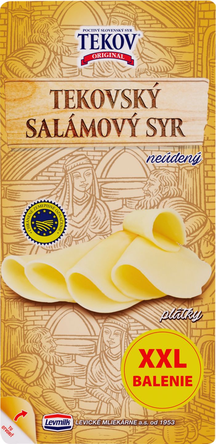 Tekov Polotvrdý zrejúci salám.syr