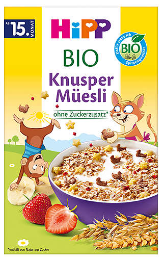 Hipp Chrupiące musli BIO