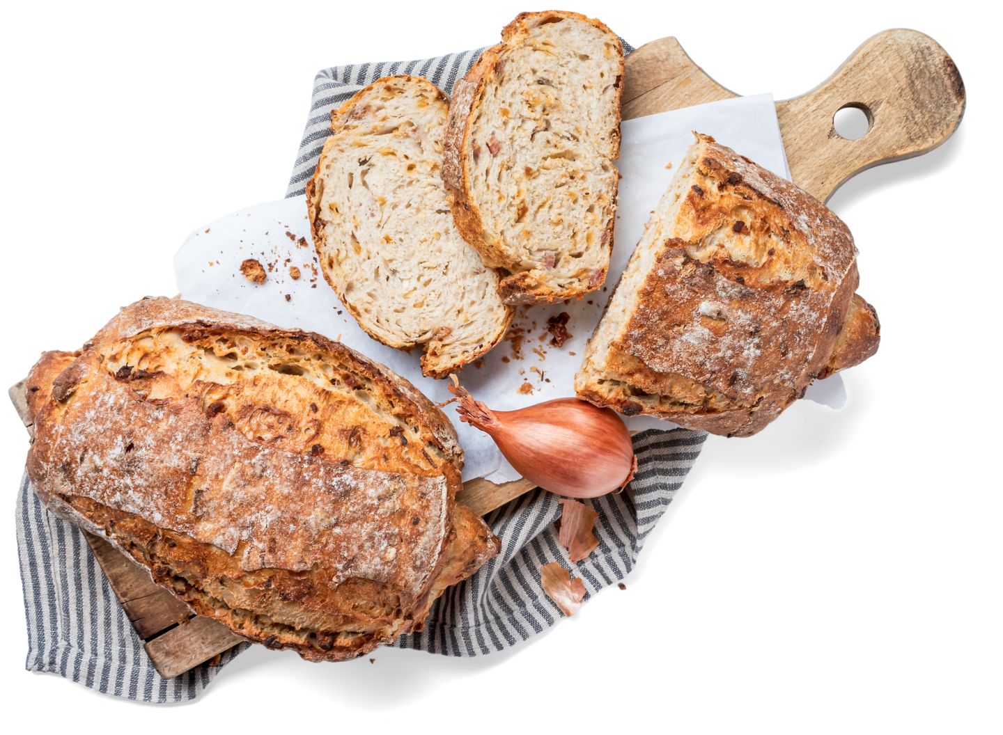 Brotzeitkruste Schinken & Zwiebel