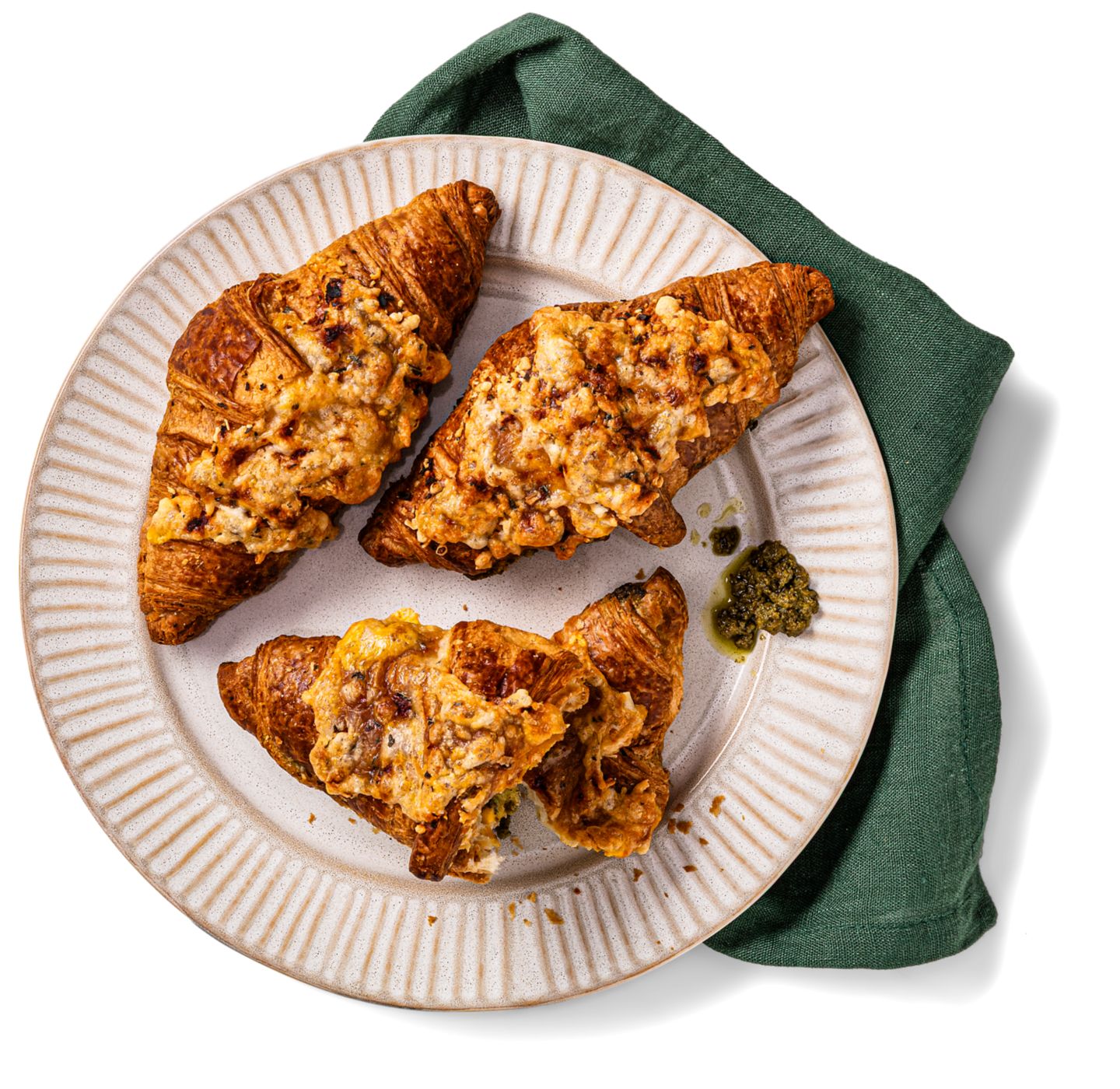 Pesto-Käse-Croissant