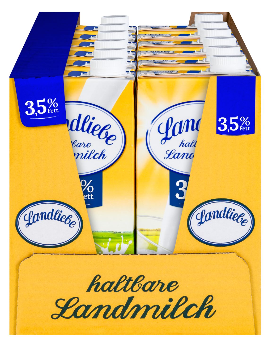 LANDLIEBE Ein ganzer Karton Haltbare Milch 1,5 oder 3,5%