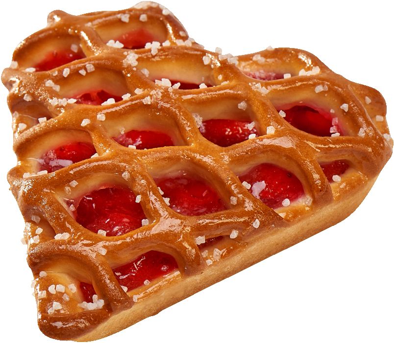 Изображение на Сладкиш сърце с ягоди