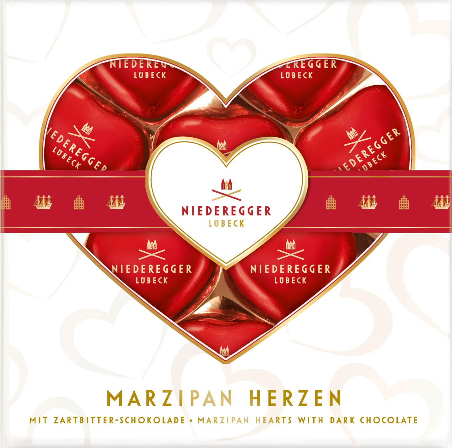 Изображение на NIEDEREGGER Марципанови бонбони
сърца