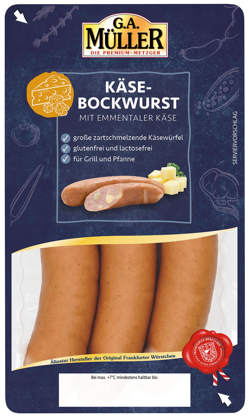 G.A. MÜLLER Käse-Bockwurst