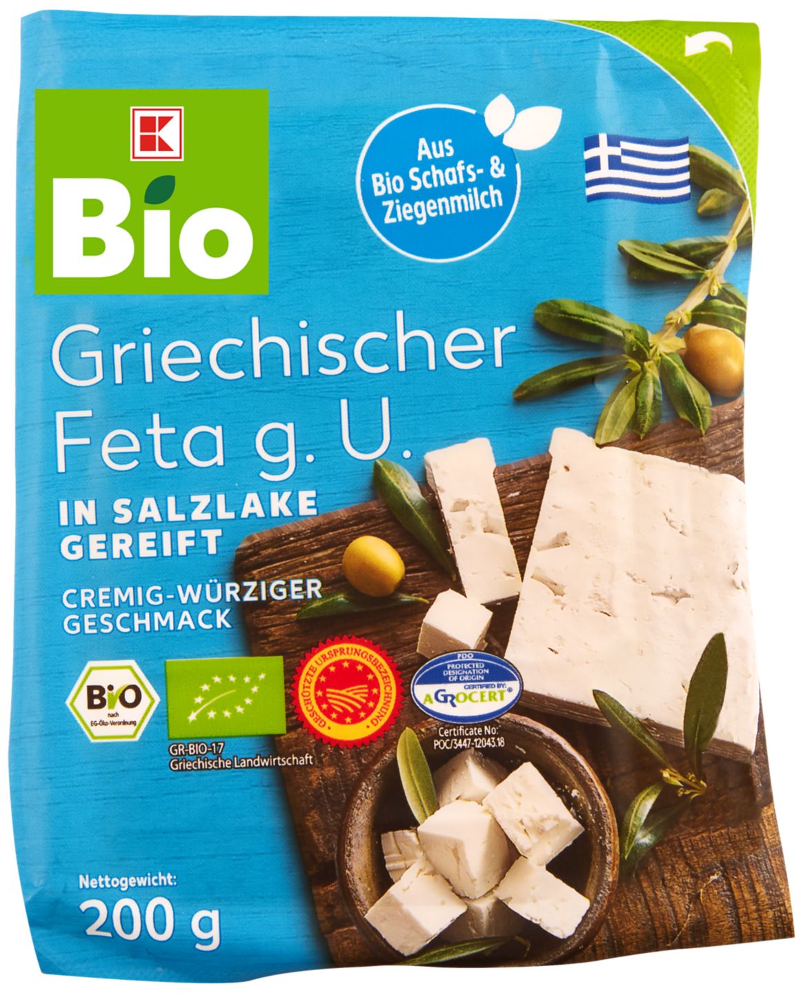 K-BIO Griechischer Bio-Feta