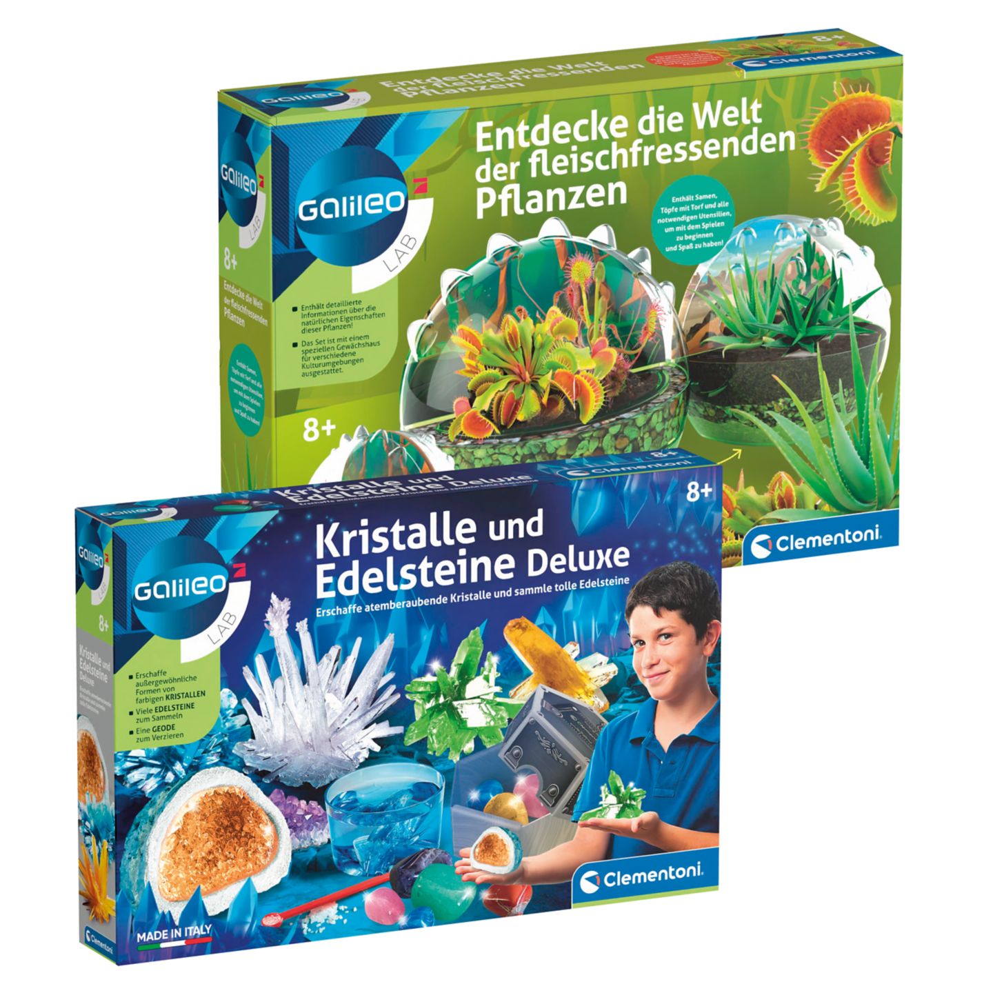 CLEMENTONI Galileo Experimentierkasten »Kristalle und Edelsteine«