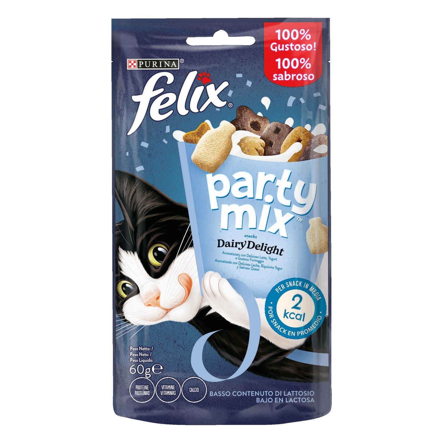 Изображение на Felix Party Mix допълваща храна за коте
60 гр