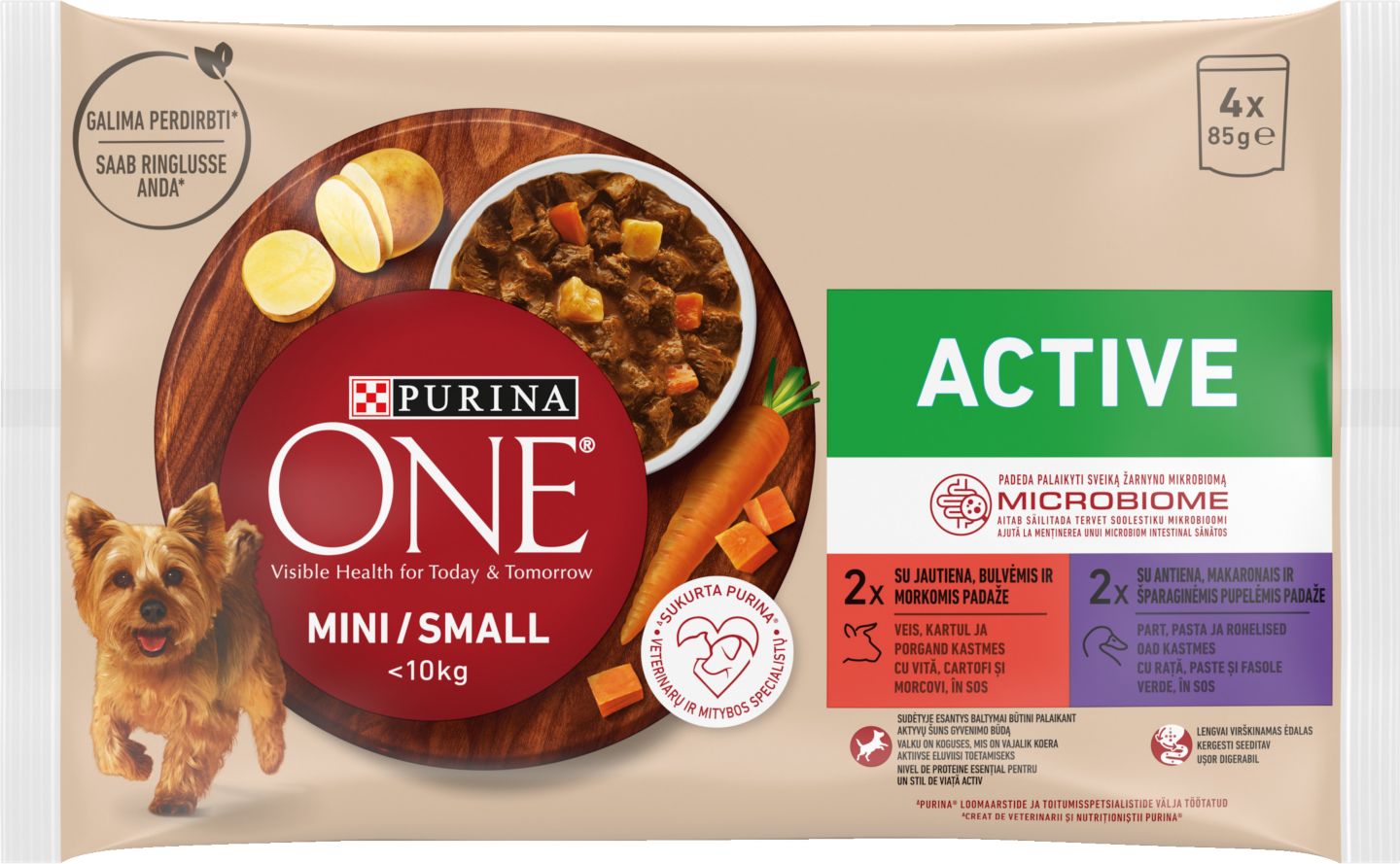 Изображение на Purina One Пауч за кучета
различни видове