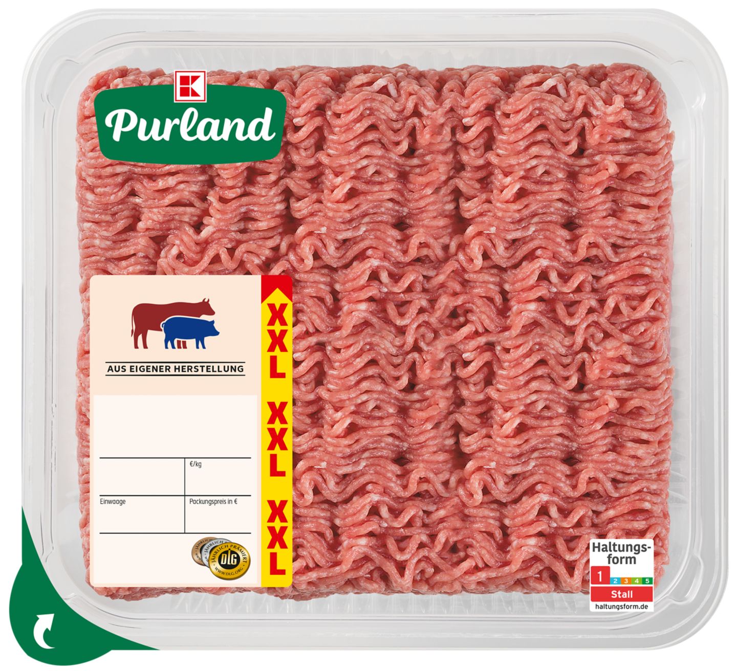 K-PURLAND Hackfleisch gemischt XXL