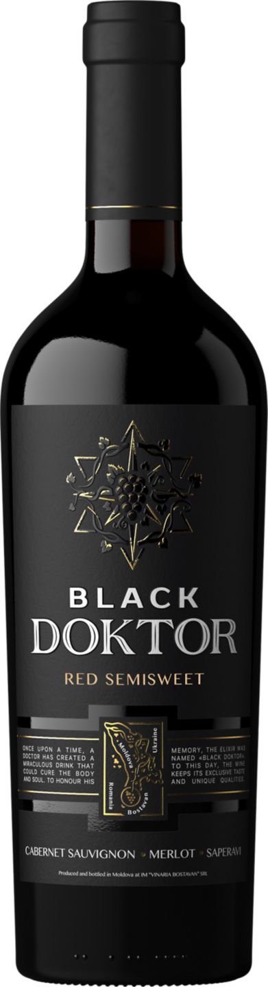 Black Doktor Vin roșu demidulce
