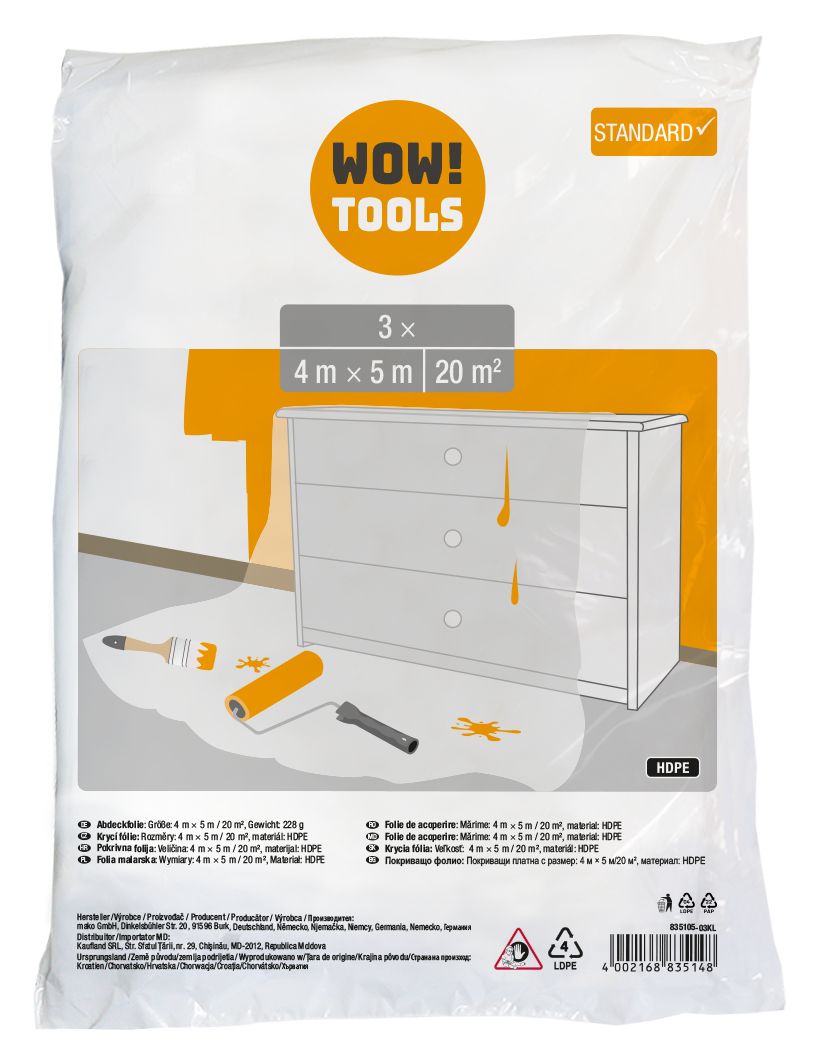 WOW!TOOLS Abdeckfolien