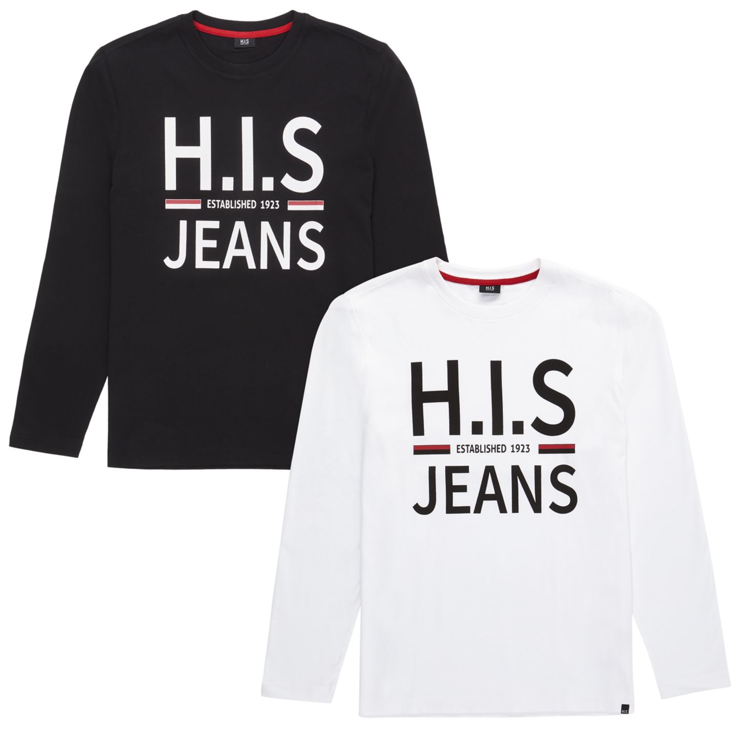 H.I.S Herren-Langarmshirt