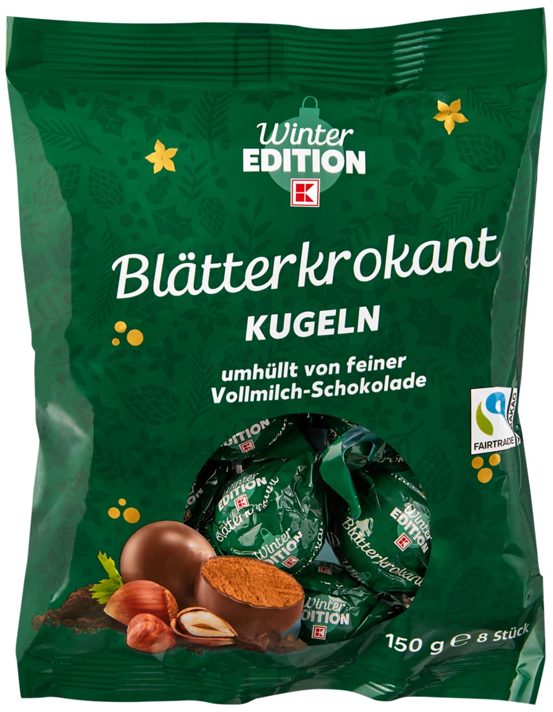 K-WINTER EDITION Blätterkrokant-Kugeln