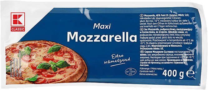 K-classic - mozzarella maxi
