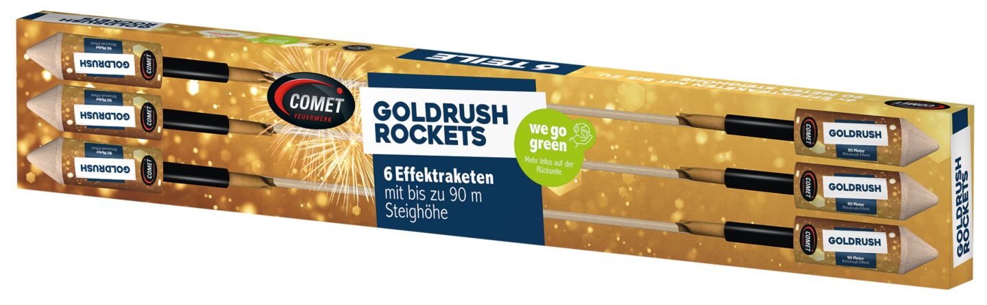 COMET Premium-Raketen-Set »Goldrush Rockets«