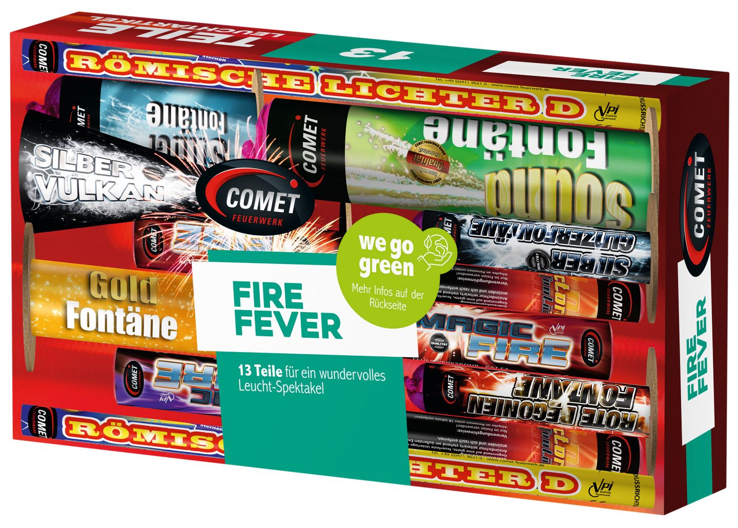 COMET Leuchtfeuerwerk-Sortiment »Fire Fever«