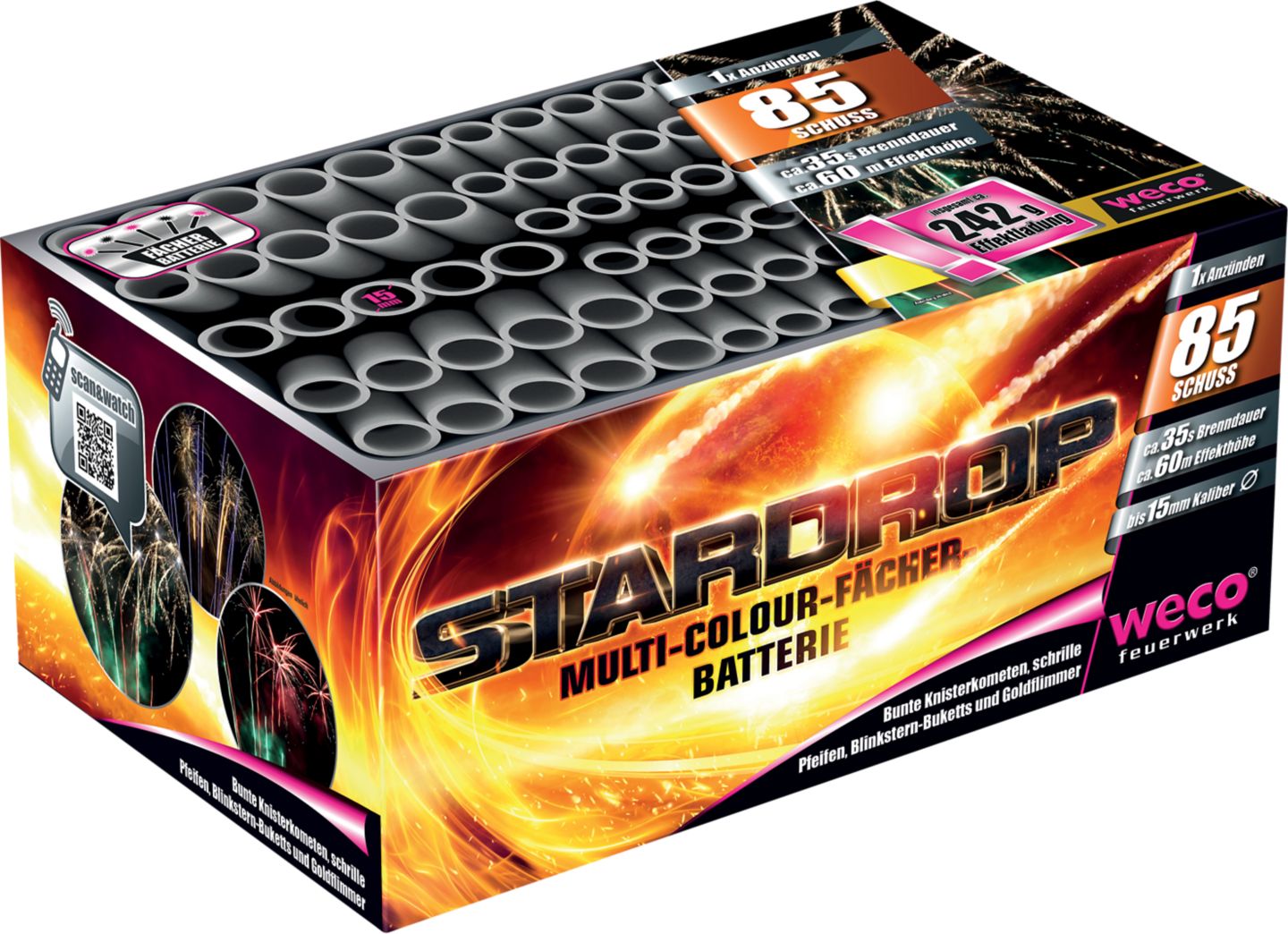 WECO Multi-Colour-Fächer-Batterie »Stardrop«