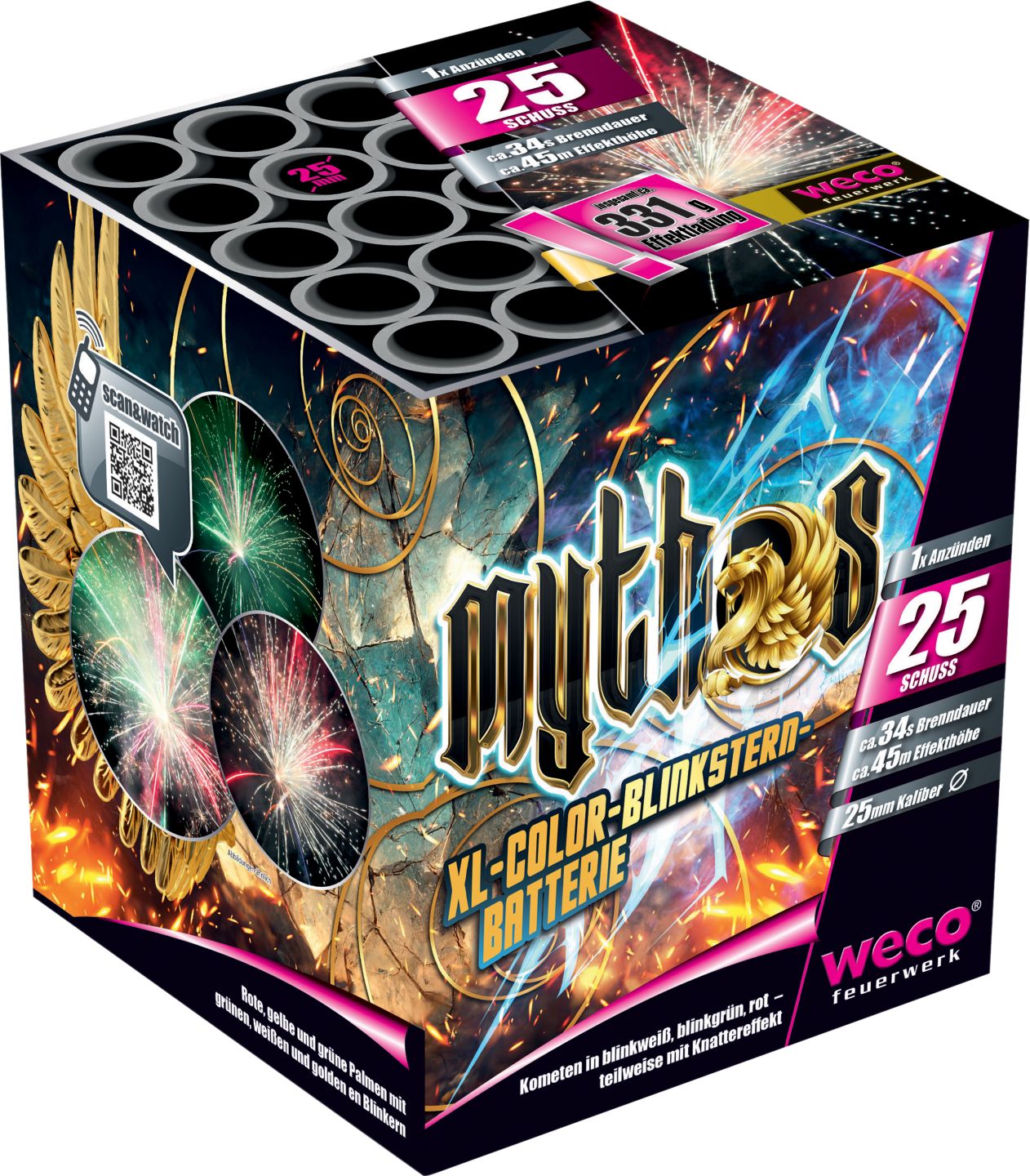 WECO XL-Blinkstern-Batterie »Mythos«