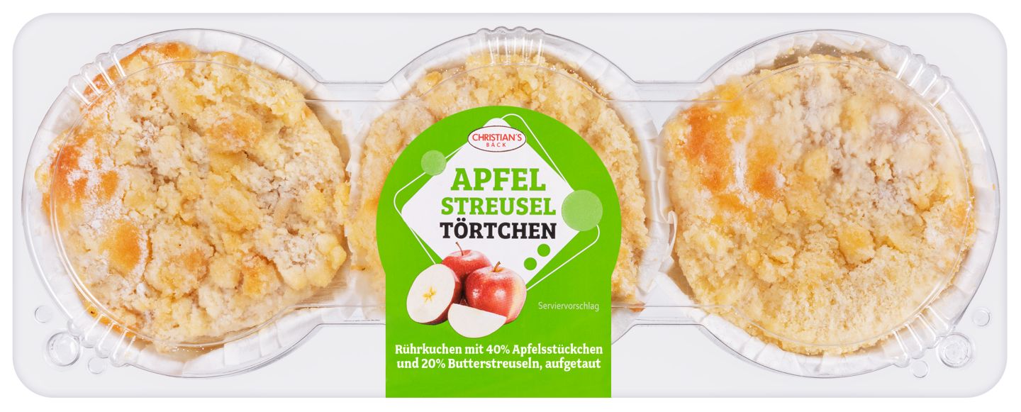 CHRISTIAN'S BÄCK Apfel-Streusel-Törtchen