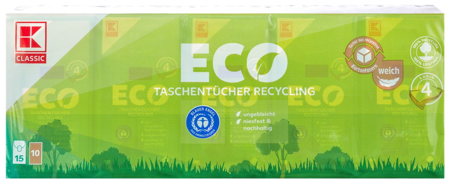 K-CLASSIC Recycling-Taschentücher