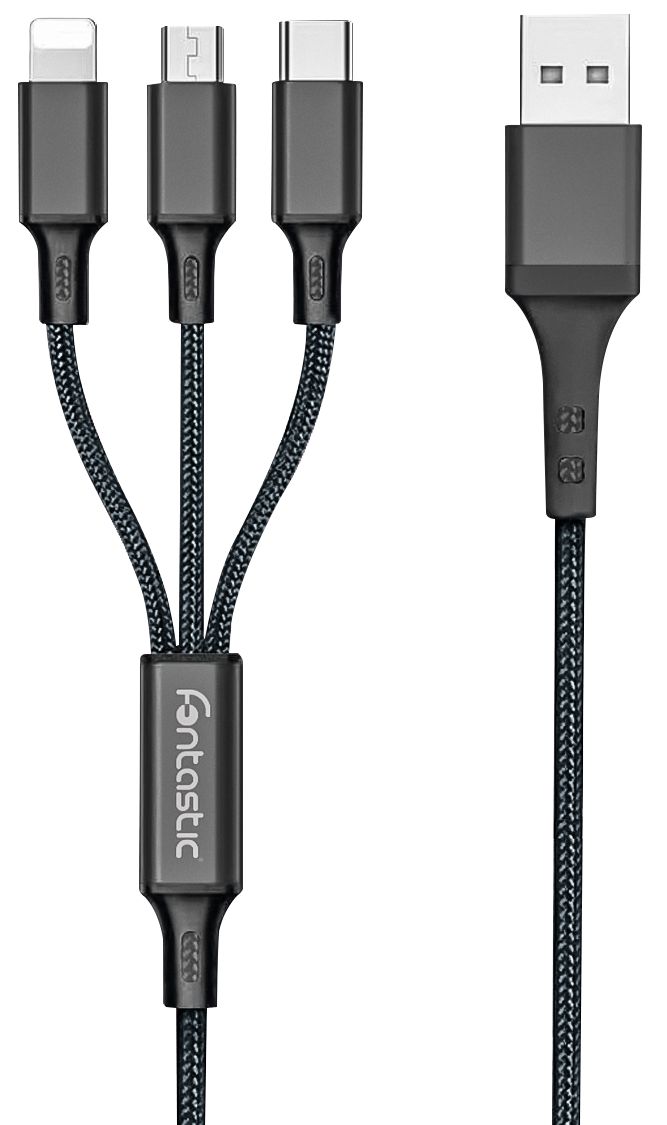 FONTASTIC 3-in-1-USB-Ladekabel