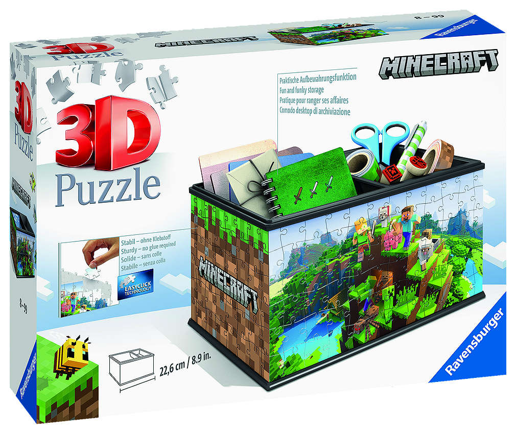 Zdjęcie oferty Puzzle 3D Szkatułka Minecraft lub Pokemon