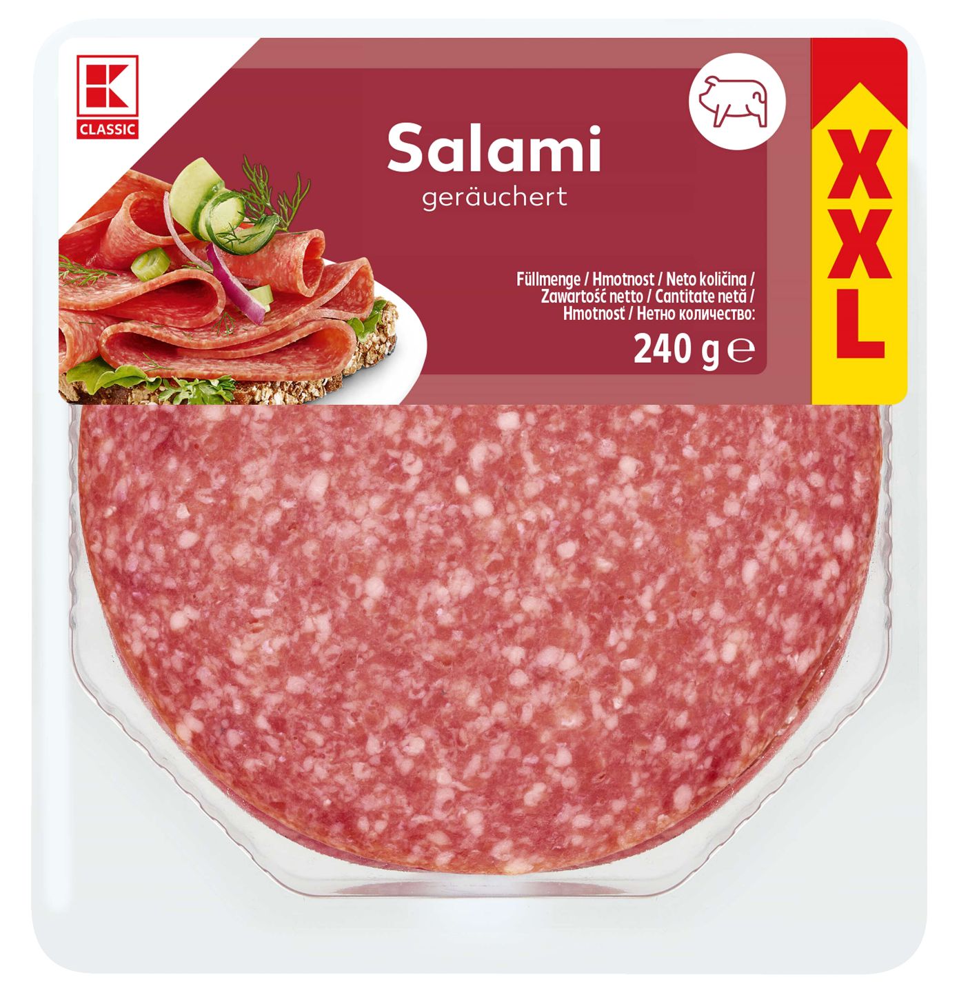 K-Classic Salami wędzone klasyczne