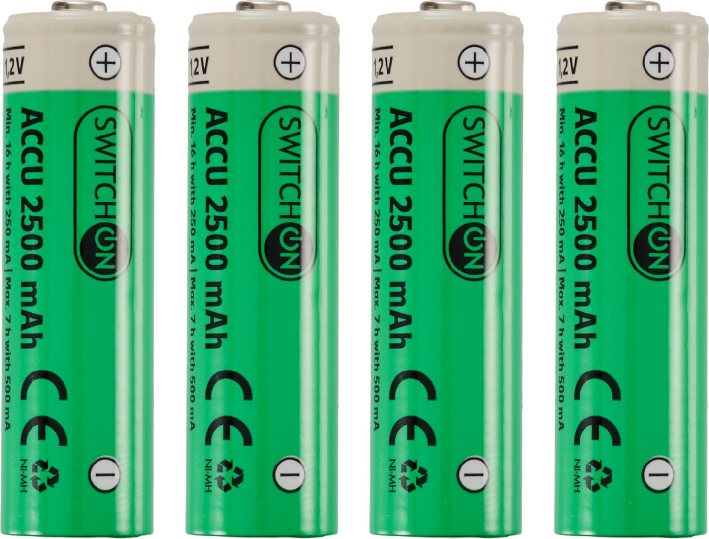 SWITCH ON® Mignon-NiMH-Akkus (AA)