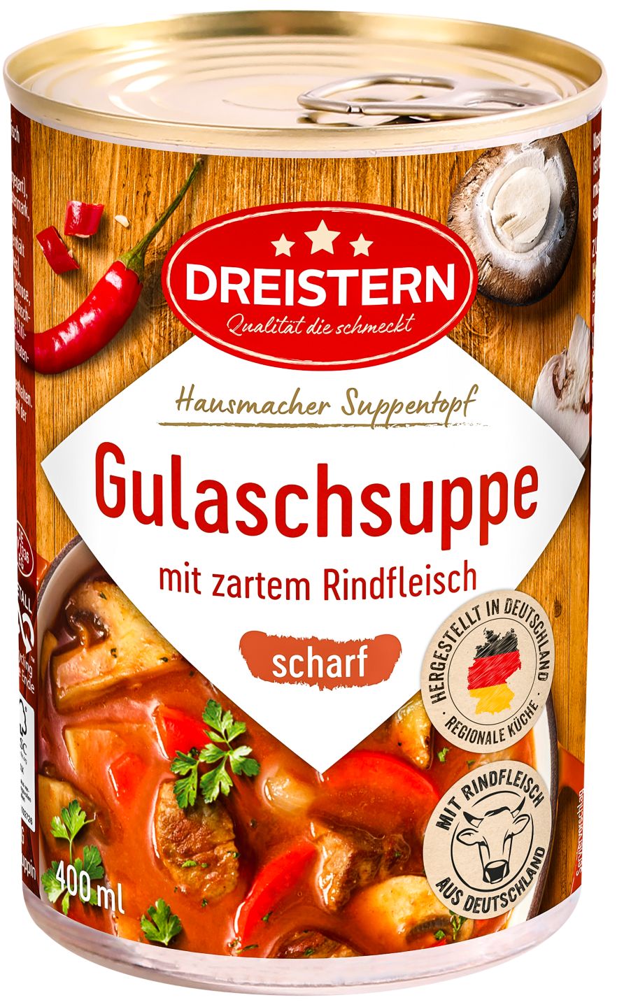 DREISTERN Gulaschsuppe