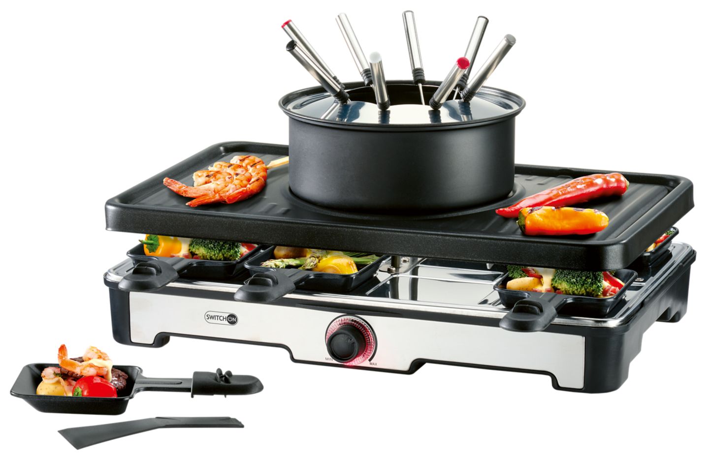 SWITCH ON® Fondue-Raclettegrill-Kombi »SORGF 1400 A1«