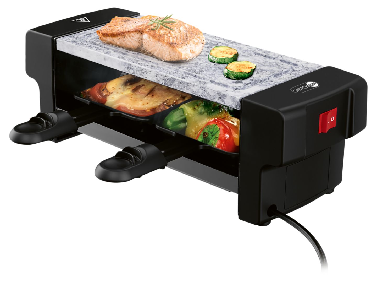 SWITCH ON® Raclette mit heißem Stein »SORGS 350 B3«