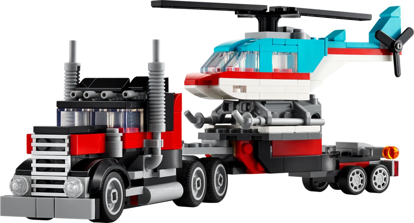 LEGO CREATOR »Tieflader mit Hubschrauber« 3-in-1-Spielset 31146