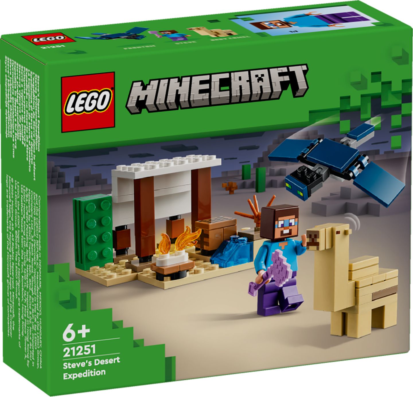 Lego Minecraft Steveova pustinjska ekp.
pakiranje