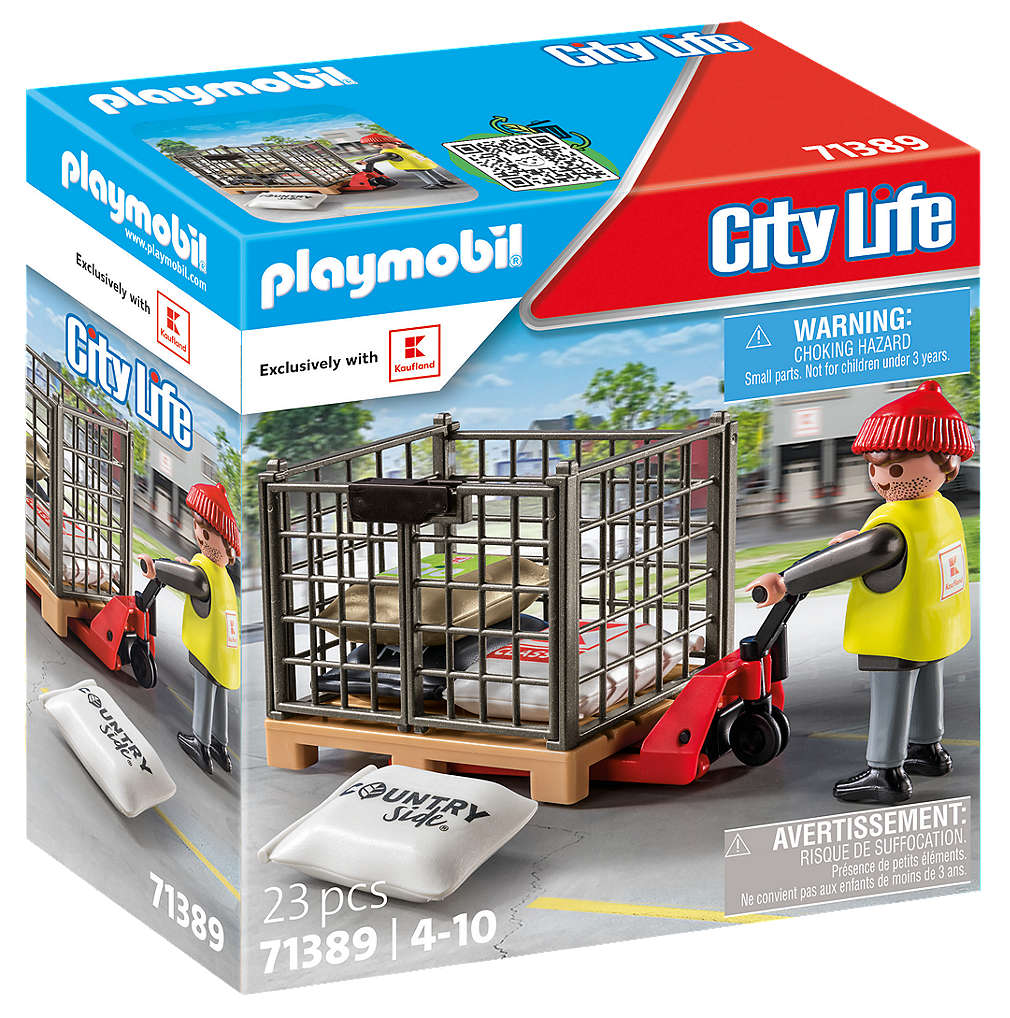 Abbildung des Angebots PLAYMOBIL CITY LIFE Kaufland-Hubwagen 71389 