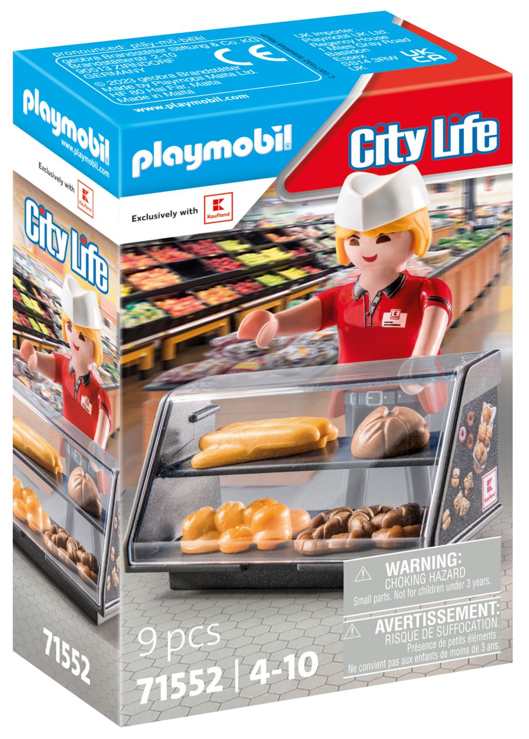 PLAYMOBIL CITY LIFE Kaufland-Brotverkäuferin 71552